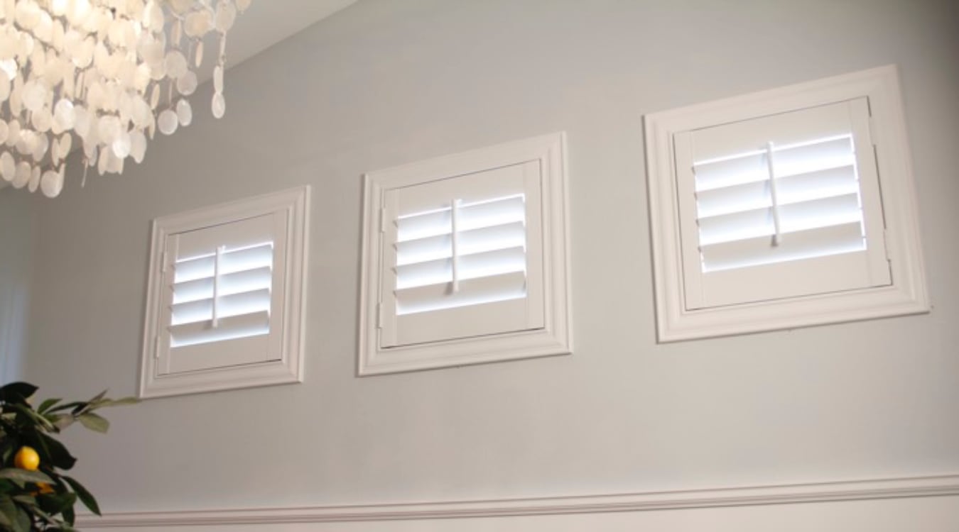 Honolulu small window shutters